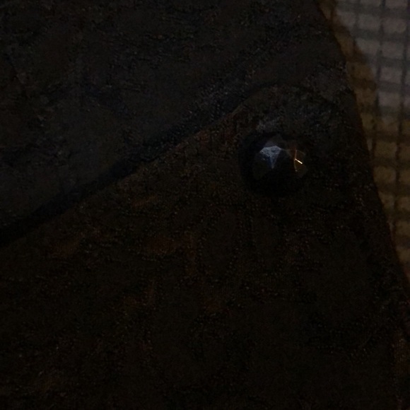 BEBE BLACK IMPRINTED SUIT - Picture 4 of 7